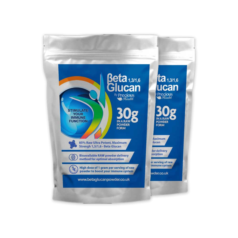 Beta Glucan Powder 1,3 & 1,6 - 2 x 30g