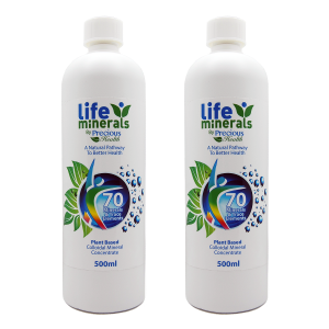 Life Minerals Colloidal Mineral Formula with Grapeseed Extract - 2 x 500ml