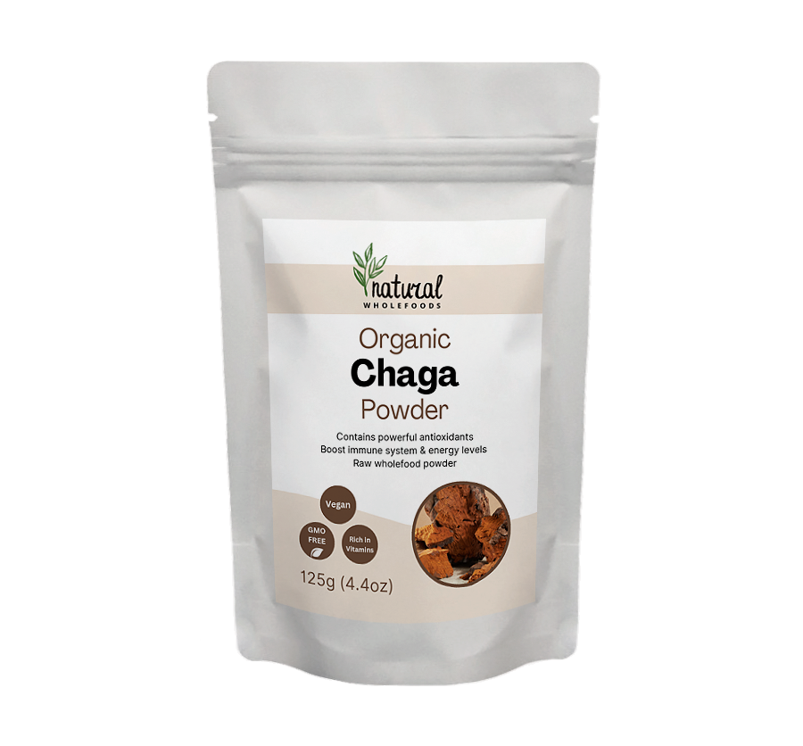 Organic Chaga Mushroom Powder 125g