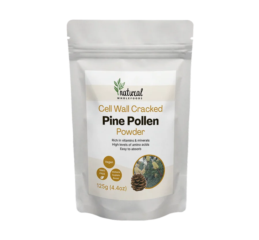 Pine Pollen Powder (cell wall cracked) 125g