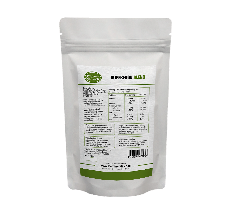 Superfood Blend with Bee Pollen 30g Sample - Image 2