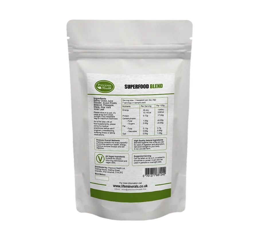 Precious Health Vegan Superfood Blend 30g - Image 2