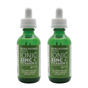 Ultra Potent Nano Ionic Liquid Zinc + Vitamin C, 2 x 60ml